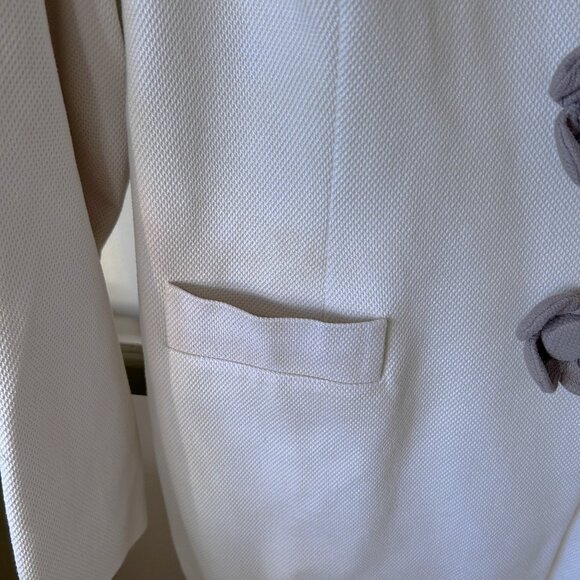 Boden white long coat, retro feel - Picture 5 of 7